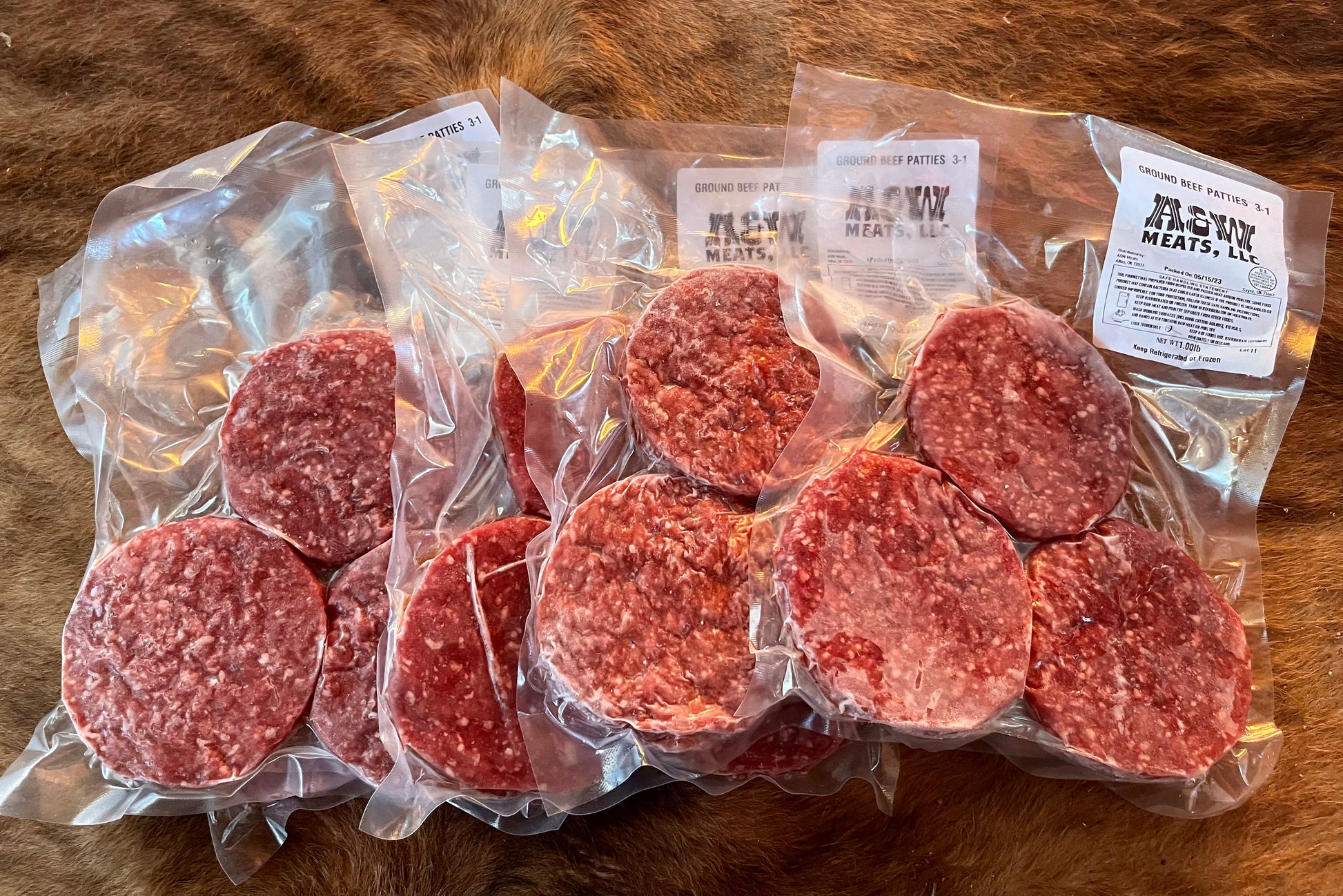 Beef patties per Box of 30